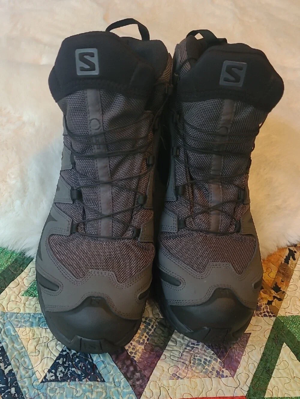 Salomon X Force Mid Gore Tech Tactical Men's Gray Mid-Top Hiking Boots 14.5